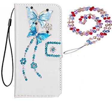 Imagem de Capa para Redmi Note 11 Pro 5G, capa protetora de couro brilhante e alça de pescoço [suporte] [compartimentos para cartões] [fecho magnético] para Xiaomi Redmi Note 11 Pro Plus 5G (# 20)