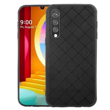 Imagem de ELISORLI Compatível com LG Velvet 5G/LGVelvet Verizon G5 UW T-Mobile 2020 Capa robusta fina acessórios de celular antiderrapante de borracha TPU para celular LM G900UM 4G Tmobile mulheres homens preto