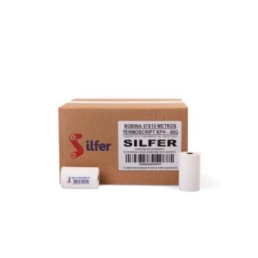 Imagem de Bobina Termica 57MMX15M Branca 48G - Silfer
