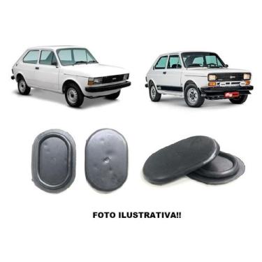 Imagem de Par Tampão Oval Assoalhos Linha Fiat 147 Fiorino Oggi Spazio - JAHU