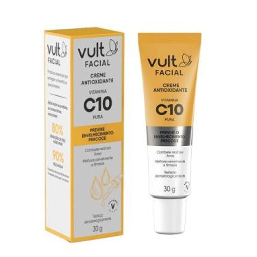 Imagem de Hidratante Creme Facial Antioxidante Vitamina C10 Anti Idade Pele 30ml
