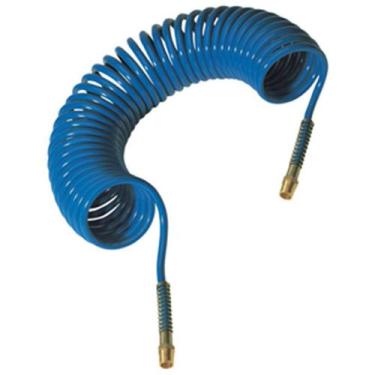 Imagem de Mangueira de Ar Espiral 5/16 Arcom 15 Metros Com Conexão 1/4 Azul