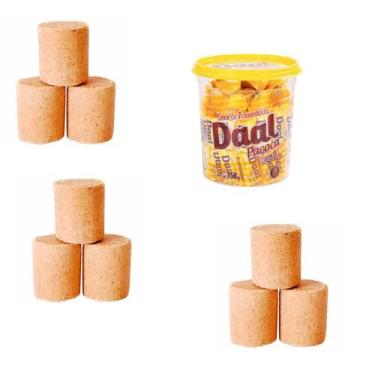 Imagem de 1 Pote Paçoca Daal Rolha com 50 unidades de 15 gramas-750gr - Doce sab