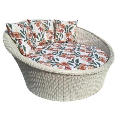 Imagem de Poltrona Chaise fibra clara Area Externa - Varanda Moveis Colombo PR