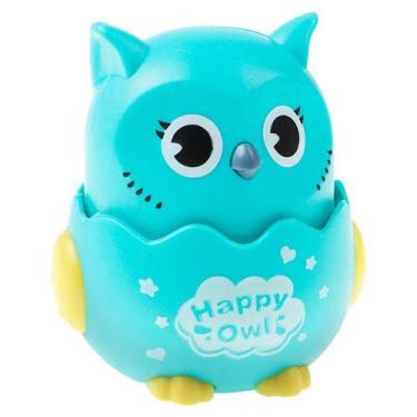 Imagem de Coruja aperta e anda  brinquedo divertido art brink, Azul