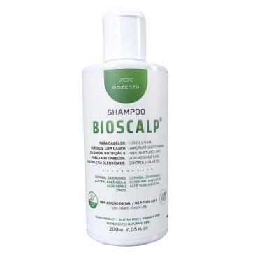 Imagem de Bioscalp Shampoo Anticaspa Queda Oleosidade 200ml Biozenthi - Bio Inst