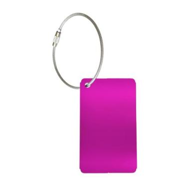 Imagem de Tag Identificador Etiqueta De Mala E Mochila - We Go To, Roxo