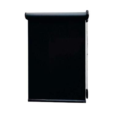 Imagem de Persiana Rolo Blackout Pinpoint Preta - 2,60m x 1,40m - RM Policarbona