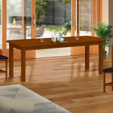 Imagem de Mesa de Jantar 10 Lugares Madeira Maciça 220cm Mel Safira Nemargi