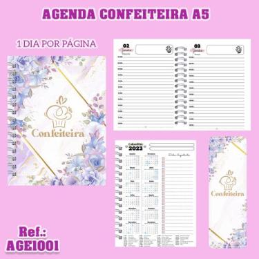 Imagem de Agenda Confeiteira A5 (1 dia por página) - Memorart