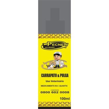Imagem de Carrapato & pulga pecnew frs 100ml - PECNEW M V QUANTIC