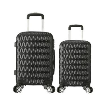 Imagem de Mala de Viagem Bordo 10kg Padrão ANAC P+ e Média Em ABS - AC74 - EAGLE