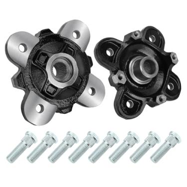 Imagem de Cubo de roda dianteira e pinos de roda para Ranger 900 1000 1000-Diesel HST 570-Full-Size Brutus PRO-XD EV-Full-Size 7519753 5137387-067 5141046-067 (2 conjuntos)