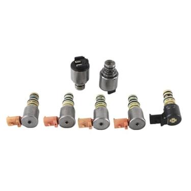 Imagem de Yeedaky Kit de solenoide de mudança de câmbio de 5 velocidades 7 peças D116420A serve para 1999-2005 kit de solenoide de mudança -1000/2000 Transmissão GM/DURAMAXD116420A Conjuntos de peças de