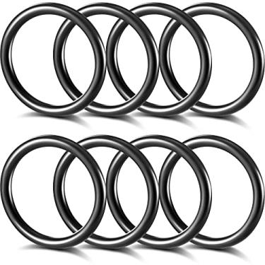 Imagem de Prendedores de para-choque, anéis de vedação pretos, arruelas de substituição, anéis de borracha de substituição, anéis de vedação, arruelas de fixação de liberação rápida para amortecedores de carro (8 peças)