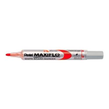 Imagem de Marcador VERMELHO Quadro Branco Maxiflo PENTEL Ponta Fina - MWL5S-B