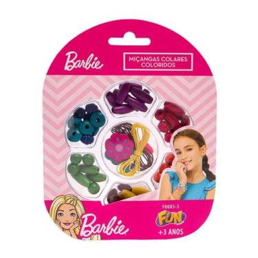 Imagem de Kit Miçangas Barbie Colares Florzinha - Fun Divirta-se