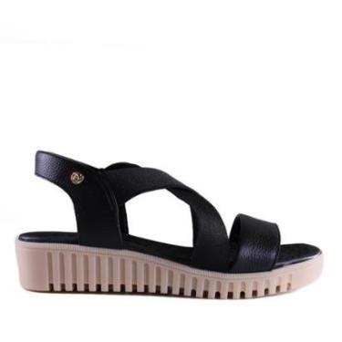 Imagem de Sandália Feminina Lia Line Comfort 234571814 Preto-Feminino