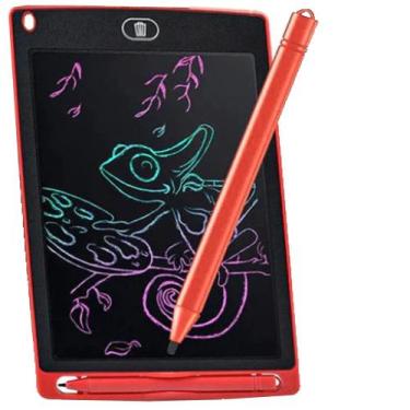 Imagem de Tablet Infantil Lousa Mágica Digital Desenho Colorido 8,5 - Exbom