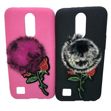 Imagem de Kit com 4 Capinha Tpu Flor Alto Relevo K10 2017 H'Maston, H Maston, 37855065, Transparente