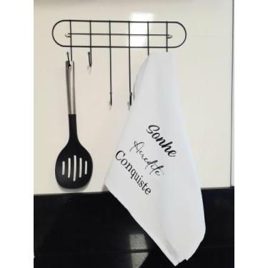 Imagem de PANO DE PRATO/COPA PERSONALIZADO. 100% algodão, tam. 50x75cm - Dona Li