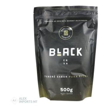 Imagem de Erva Matte Para Terere Black Sabor Pura Folha Novo Bom - Alex Imports 