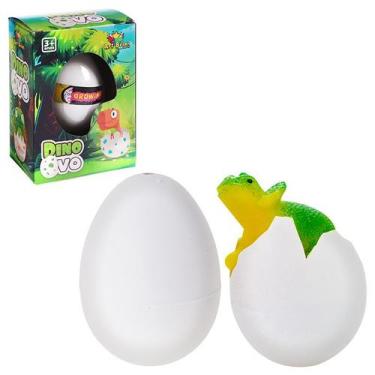 Imagem de Brinquedo Choca Ovo 6cm Dinossauro Cresce na Água Surpresa - Art Brink