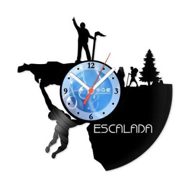 Imagem de Relógio De Parede Disco Vinil Esportes - Escalada Radical - VES-014 - 