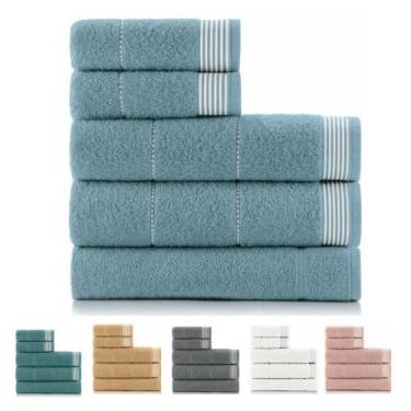 Imagem de Jogo de Toalha Altenburg Scala 5 Peças, Azul Citadel