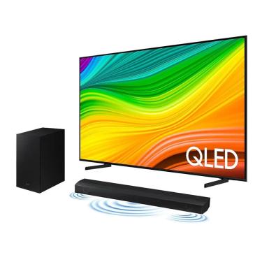 Imagem de Smart TV 55&quot; QLED 4K 55Q60D 2024 + Soundbar HW-B550