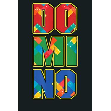 Imagem de Domino Retro Jogo de Tabuleiro Dominó Jogador Efeito Domino Presente: Agenda de Caderno - Agenda Diária 15 x 23 cm, Caderno de Lista de Fazer, Organizador Diário, 114 Páginas