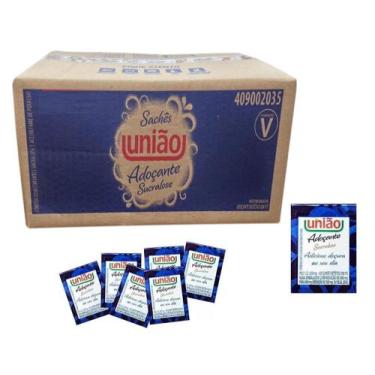 Imagem de Sachê Açucar Adoçante União Sucralose 600Mg C/1200 (3Cxs)