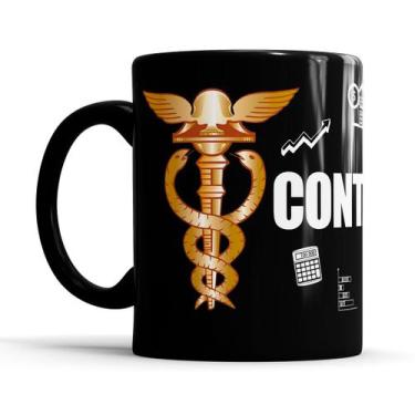 Imagem de Caneca Profissão Contabilidade Contador Contadora - Elicomics