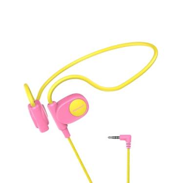 Imagem de Mehomeli Fones de ouvido infantis para escola, condução de ar, fones de ouvido abertos de 3,5 mm, cabo com fio, ultraconforto, design ergonômico e leve, perfeito para atividades escolares e ao ar