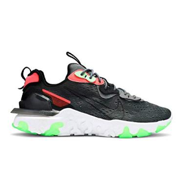 Imagem de Nike React Vision masculino, Cinza Ferro Preto Branco Verde Strike Flash Crimson, 44