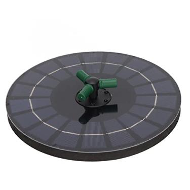 Imagem de Bomba Solar para Fonte de água, Bomba para Lago Ajustável Com Luz RGB para Decoração de Jardim, Coluna de água de 360°, para Banho de Pássaros, Lago Pequeno, Peixes, Material ABS