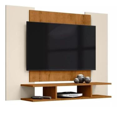Imagem de Painel Decorativo TV 48" Polegadas com Nicho Prateleira para Acessório