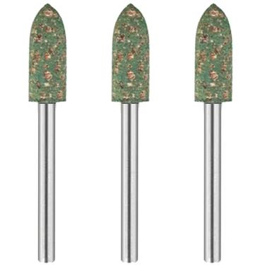 Imagem de Kit 3 Ponta Montada 6Mm Cônica Gergelim Micro Retifica 3Mm