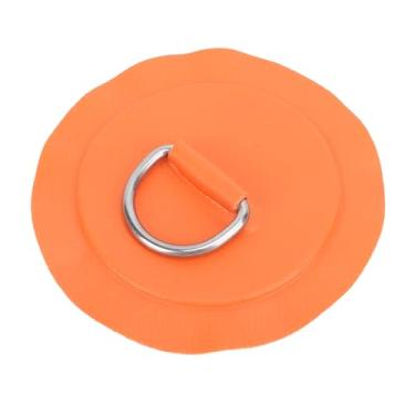 Imagem de Aqxreight D Patchd Padstainl D Patch Multifuncional Pvc e Stainl Aço Boat Circular D Bloce para Barco Inflável Caiaque Boia (Laranja)