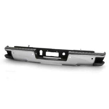 Imagem de Pára-choques traseiro cromado para carros com furo para sensor Sierra 2014 2015 2016 2017 compatível com Silverado Shine Venda 100% novo