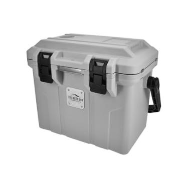 Imagem de Monoprice Emperor 15 geladeira portátil 15 L com adaptador de plugue de carro, 12 V CC para carro/SUV/caminhão/van/trailer, resfriador/aquecedor, comporta até 19 latas, estrutura rotomoldada, alça