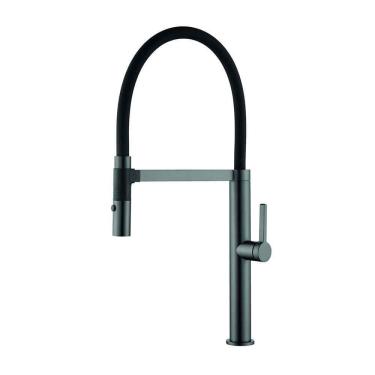 Imagem de Misturador Gourmet Harco Ponteira com Duplo Jato e Corpo Articulável Grafite/Black