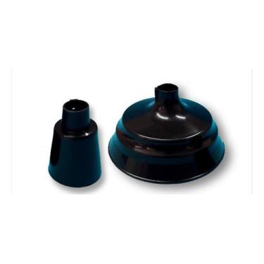 Imagem de Kit Canopla E Copinho Ventilador Teto Arge. Original, Preto
