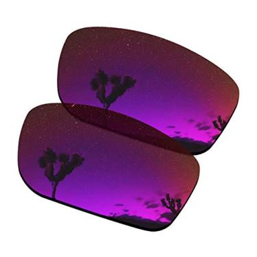 Imagem de SmartVLT Lentes de reposição masculinas para óculos de sol Oakley Mainlink - Mais opções, Sol da meia-noite, Tamanho �nico