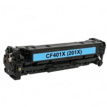 Imagem de Toner Compatível Cf401X 201X Ciano M252 M252Dw M277Dw 2.3K