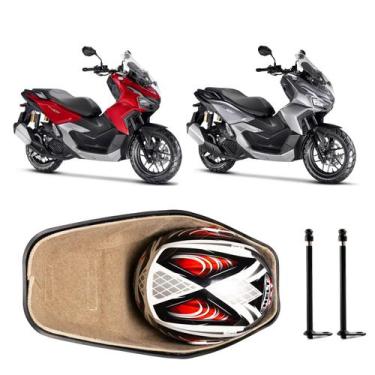Imagem de Forração Honda ADV 160 Baú Forro Bege Scooter + 2 Antena - Jaspe Ateli