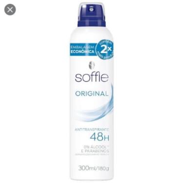 Imagem de Desodorante aerosol soffie original antitransp 48H 300ML