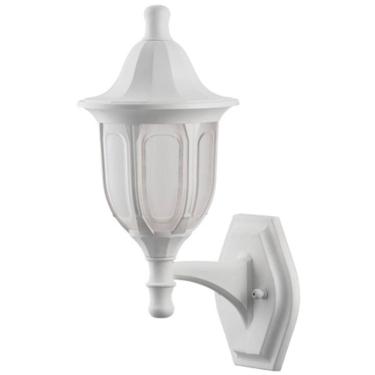 Imagem de Arandela de Parede Modena Branca 21x38cm Dital Luminária Lente Fosca