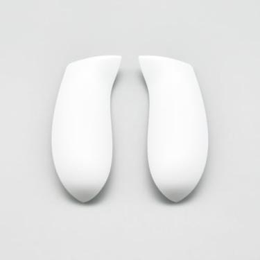 Imagem de ECOPMAX Grips Replacement Panels for Xbox One Elite Controller, Black Performance Non-Slip Diamond Texture Side Rails Handles for Xbox Core Controller - Controller NOT Included (White for Xbox One)