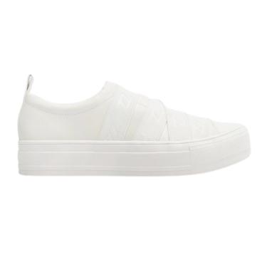 Imagem de Tênis Slip On Arezzo Couro Flatform Elásticos Feminino-Feminino